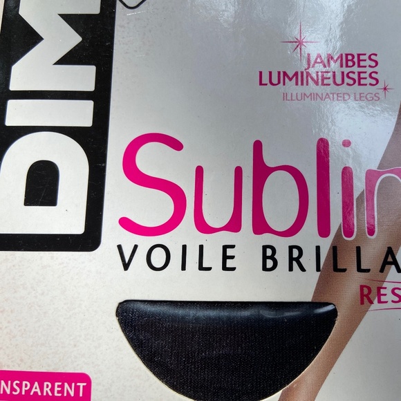 DIM Vintage hosiery Bundle. 3 pairs: 2 black, 1 naturel - Picture 5 of 15